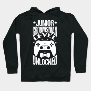 Junior Groomsman Level Unlocked Wedding Party Hoodie